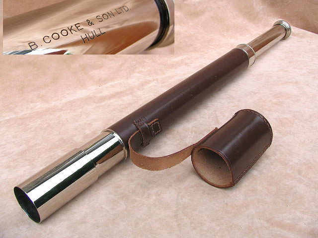 1940's Officer of the Watch telescope by B Cooke & Son, Hull